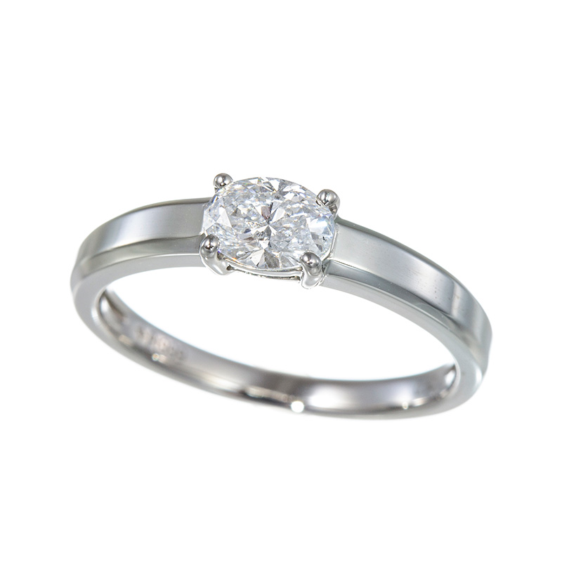 婚約指輪 安い プラチナ ダイヤモンド リング 0.4カラット 鑑定書付 0.413ct Eカラー VVS2クラス 3EXカット HC 