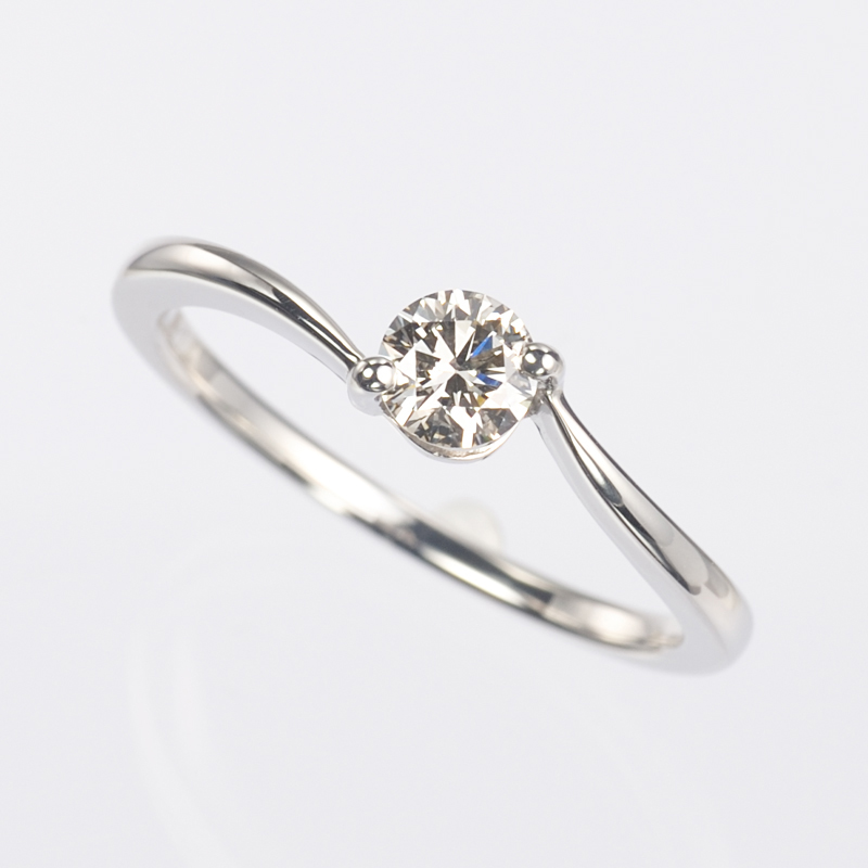 純プラチナ ダイヤモンド リング D 約0.25ct